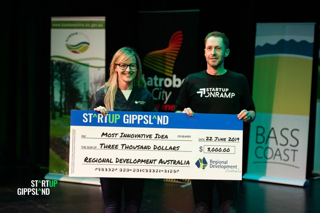 StartupGippsland Showcase Winner Dr Lucy Nijam CheckIt Health App case study