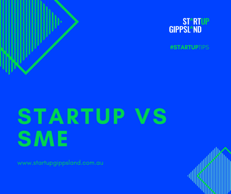 Startup vs SME Startup Tips