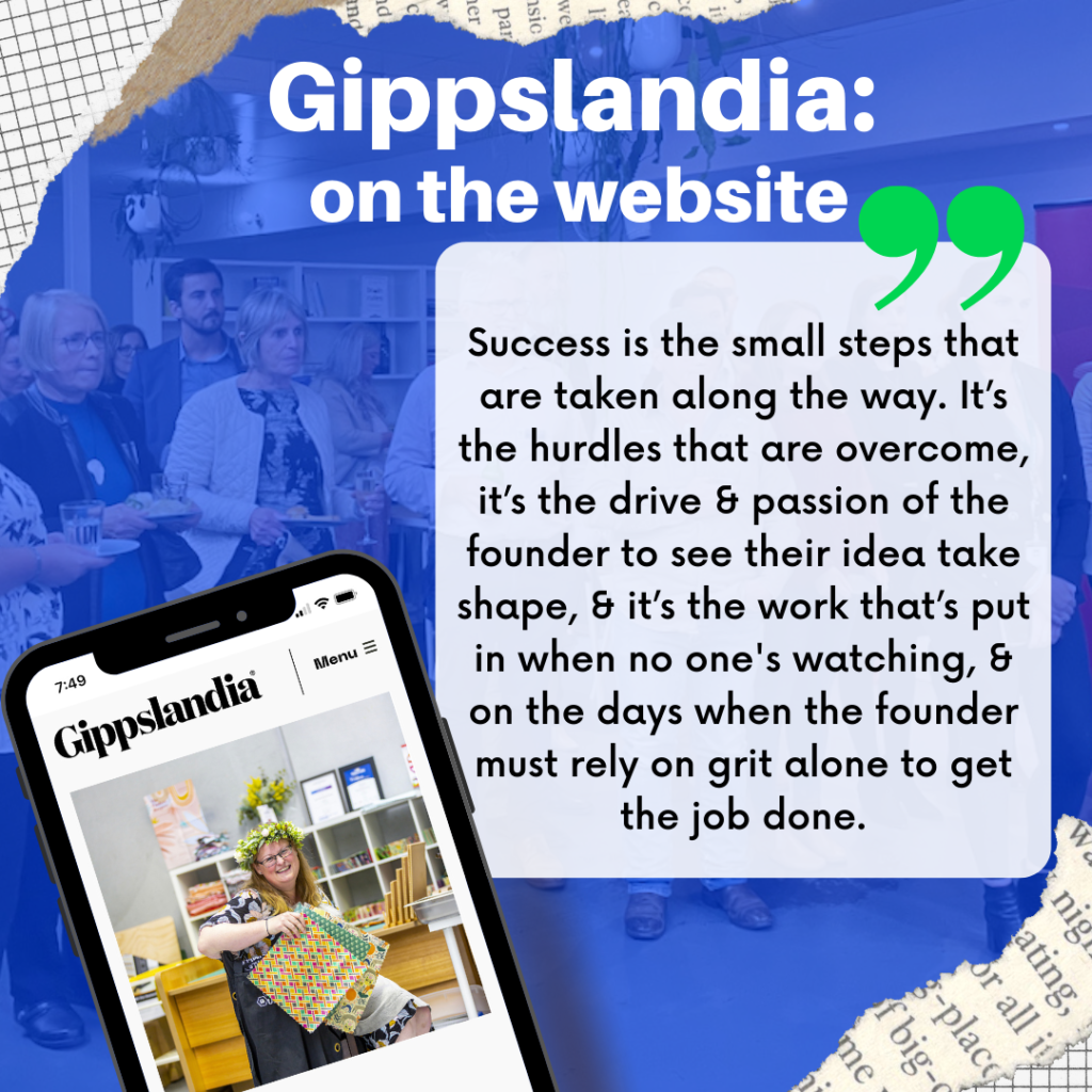 Gippslandia article- Startup success